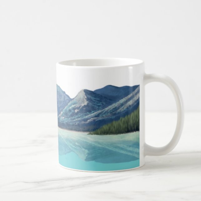 Frieda Tails mug - Mountain Scene (Right)
