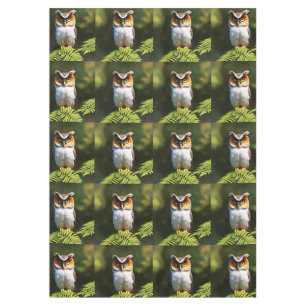 "Frieda the Screech Owl: A Nocturnal Beauty" Tablecloth