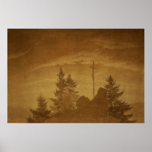 Friedrich - Cross In Mountains 1805 Poster