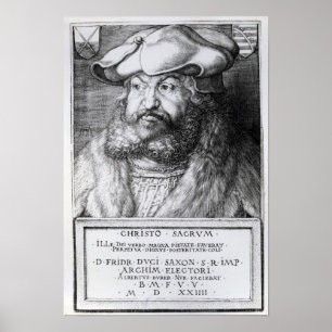 Friedrich III, Elector of Saxony Poster