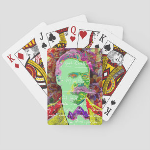 Friedrich Nietzche German Philosopher Existential Playing Cards