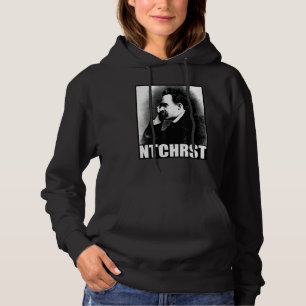 Friedrich Nietzsche Antichrist Ntchrst Funny Meme Hoodie