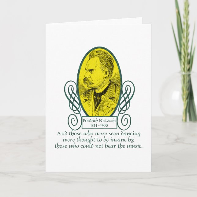 Friedrich Nietzsche Card (Front)