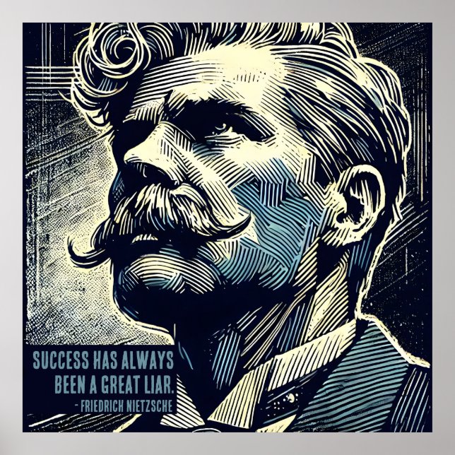Friedrich Nietzsche Poster (Front)