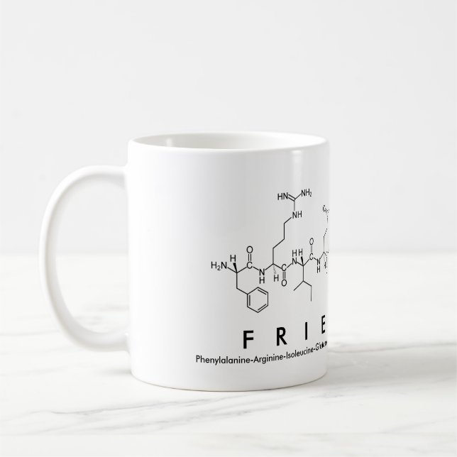 Friedrich peptide name mug (Left)