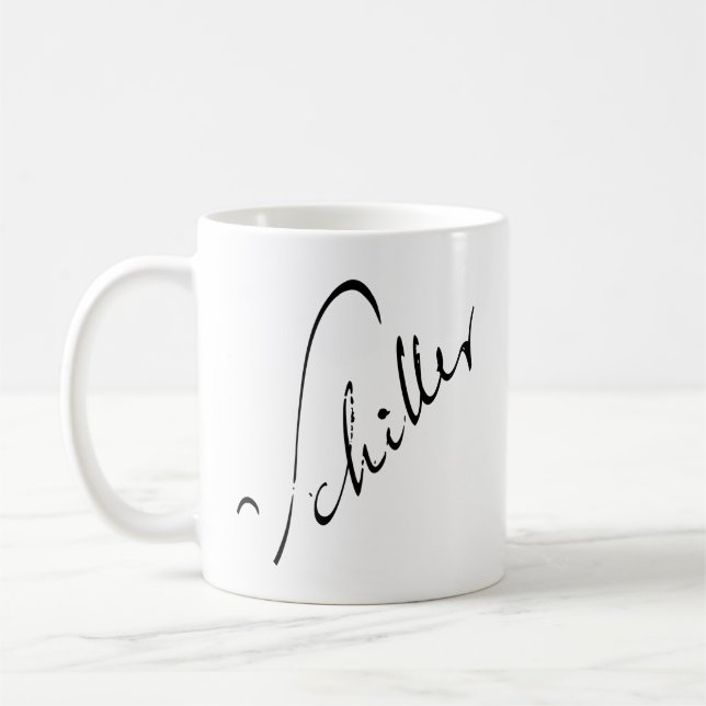 Friedrich Schiller Coffee Mug (Left)
