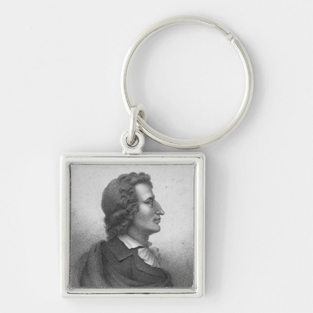 Friedrich Schiller  engraved by Massol Key Ring (Front)