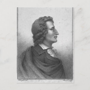 Friedrich Schiller  engraved by Massol Postcard