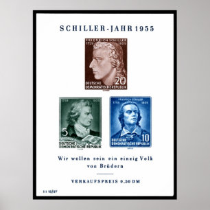Friedrich Schiller Poster