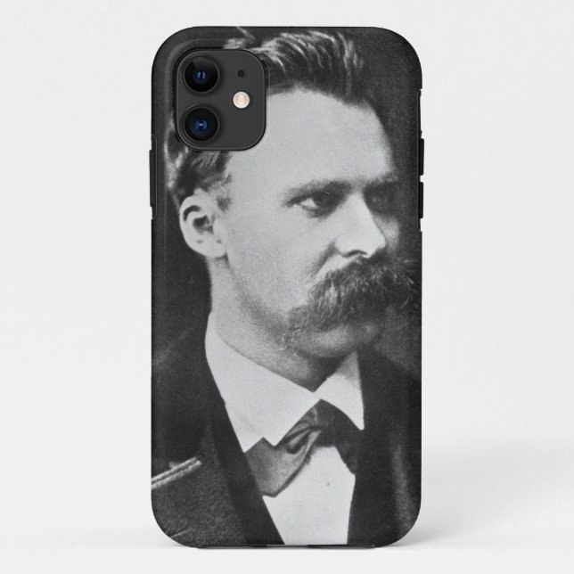Friedrich Wilhelm Nietzsche (1844-1900) 1873 (b/w Case-Mate iPhone Case (Back)