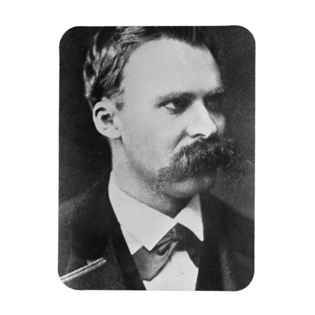Friedrich Wilhelm Nietzsche (1844-1900) 1873 (b/w Magnet (Vertical)