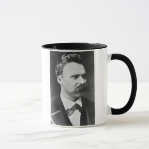 Friedrich Wilhelm Nietzsche (1844-1900) 1873 (b/w Mug