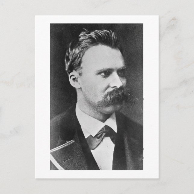 Friedrich Wilhelm Nietzsche (1844-1900) 1873 (b/w Postcard (Front)