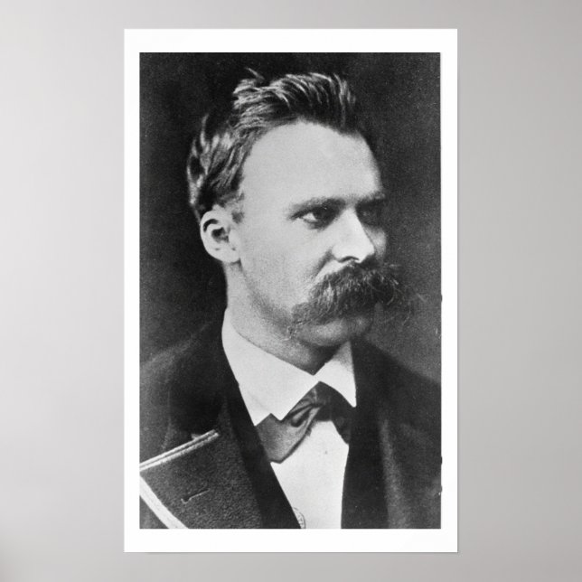 Friedrich Wilhelm Nietzsche (1844-1900) 1873 (b/w Poster (Front)