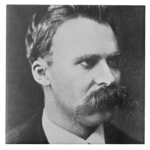 Friedrich Wilhelm Nietzsche (1844-1900) 1873 (b/w Tile