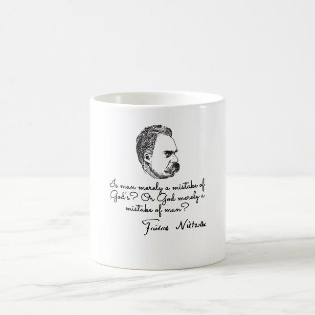 Friedrich Wilhelm Nietzsche Coffee Mug (Center)