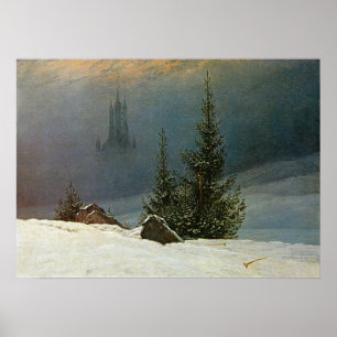 Friedrich - Winter Landscape 1811 Poster
