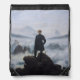 Friedrich's Wanderer above the sea of fog Drawstring Bag (Front)