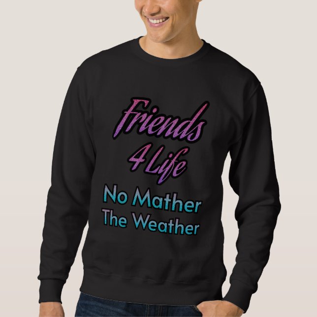 Friend 4 Life T-Shirt Best Friend Forever Gift Tee (Front)