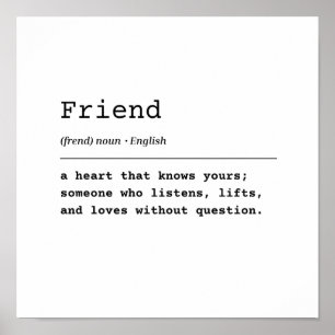 Friend – A Heart That Knows Yours Poster