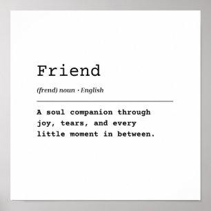 Friend – A Soul Companion Poster