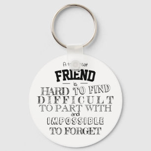 Friend Appreciation Thank you Gift script bff Key Ring