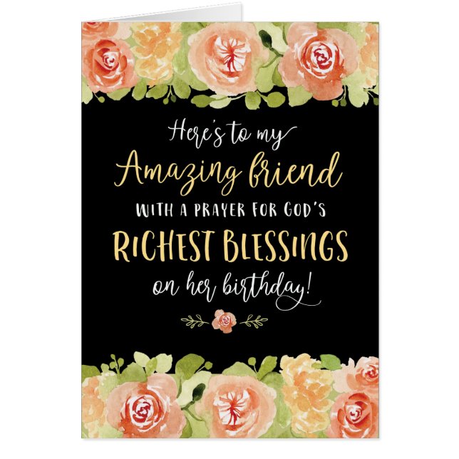 Friend Birthday, Here's to my Amazing Friend (Front)