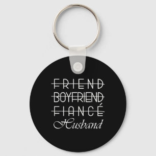 Friend, Boyfriend, Fiance, Husband Groom Wedding Key Ring