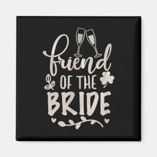 Friend Bride And Groom Tees Wedding Anniversary  Magnet