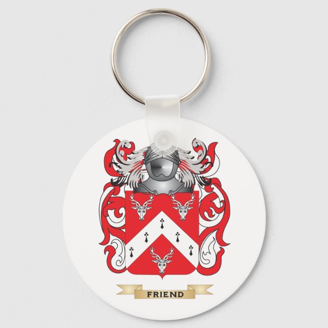 Friend Coat of Arms Key Ring (Front)