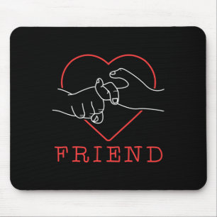 Friend Cute Language Pride Deaf Awareness  Mouse Pad