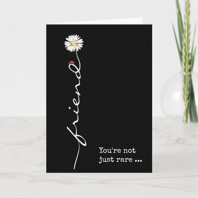 Friend Daisy and Ladybug  Card (Front)