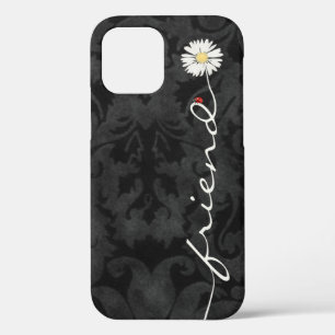 Friend Daisy and Ladybug Damask iPhone 12 Case