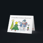 Friend for Christmas Card<br><div class="desc">A whimsical Christmas card. Fully customisable.</div>