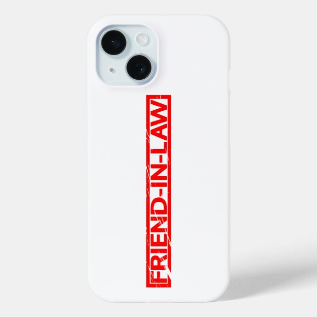 Friend-in-law Stamp Case-Mate iPhone Case (Back)
