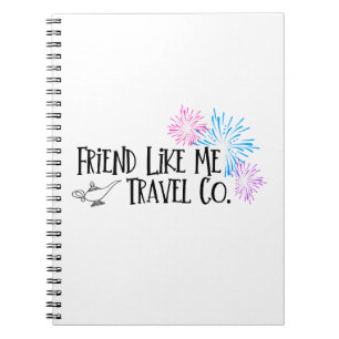 Friend Like Me Travel Co. Spiral Notebook