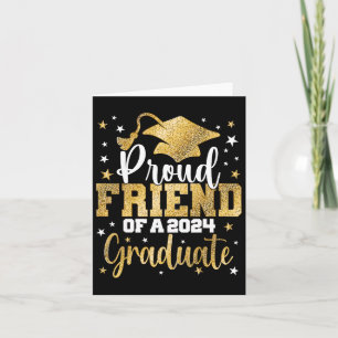 Friend Of A 2024 Graduate Cl Senior Graduation  Card