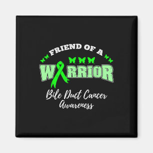 Friend Of A Warrior Bile Duct Cancer Awareness  Magnet