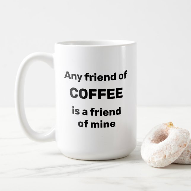 Friend Of Coffee Mug (With Donut)