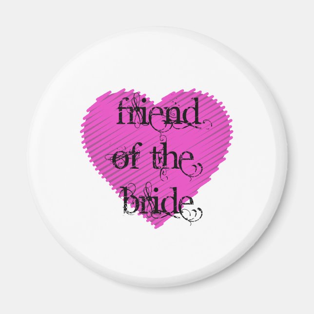 Friend of the Bride Magnet (Front)