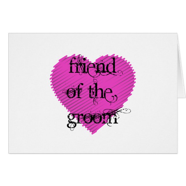 Friend of the Groom (Front Horizontal)