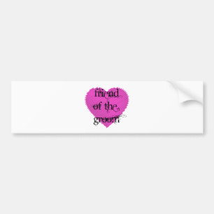 Friend of the Groom Bumper Sticker