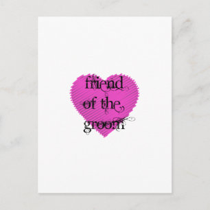 Friend of the Groom Postcard