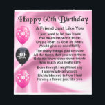 Friend poem - 60th Birthday Notepad<br><div class="desc">A great gift for a friend on their 60th Birthday.</div>