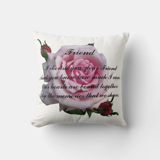 FRIEND QUOTE CUSHION (Front)