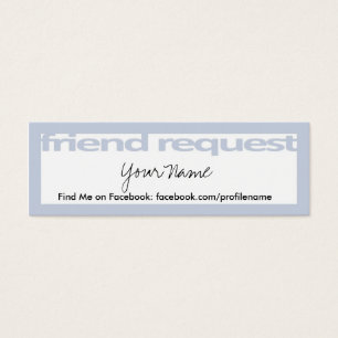Friend Request Cards