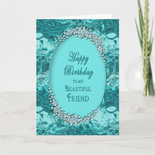 FRIEND"S BIRTHDAY _ BLUE ICE CARD