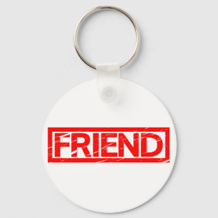 Friend Stamp Key Ring