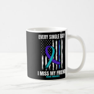 Friend Suicide Awareness Prevention American Flag  Coffee Mug