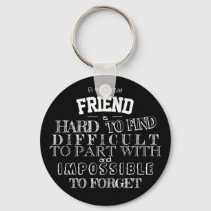 Friend Thank you Appreciation Gift script bff Key Ring